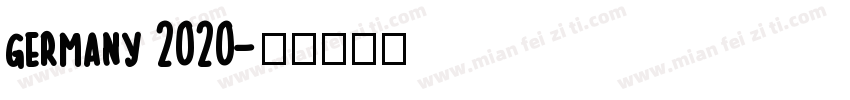 germany 2020字体转换